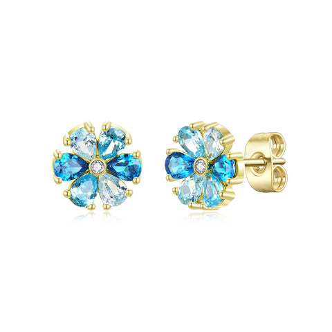 E695 FLOWER STUD