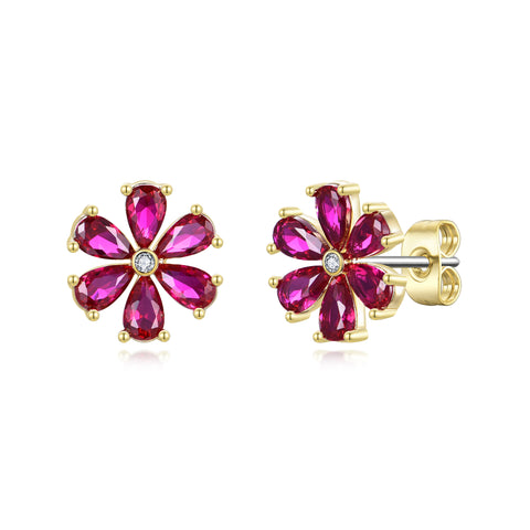 E695 FLOWER STUD