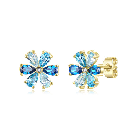 E695 FLOWER STUD