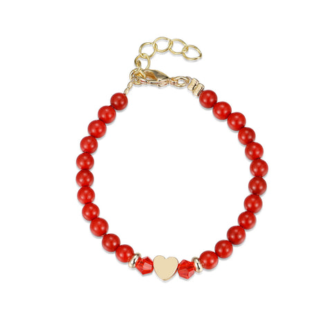 J - PB18 *  beaded bracelet 4.5 inches