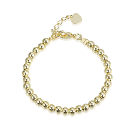 J - PB4 * -4mm gold bracelet